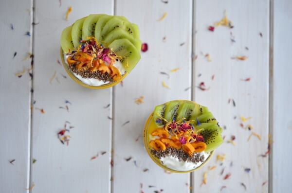 mango chia puding